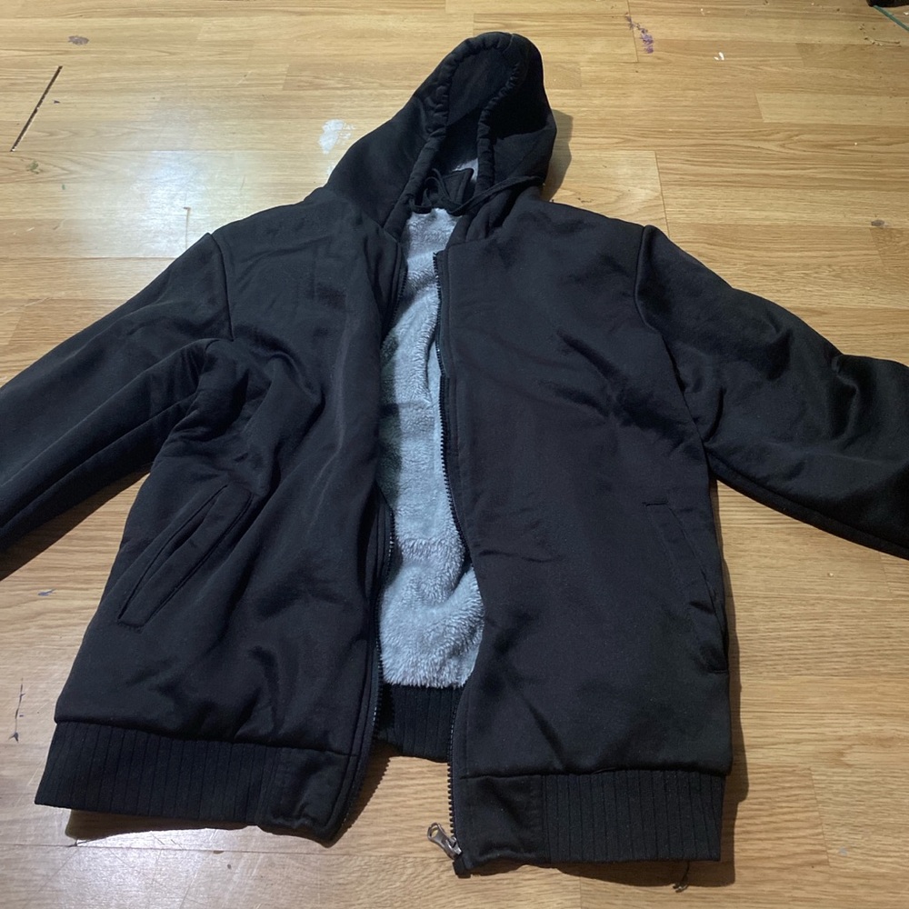 SHEIN Black Sweatshirt Hoodie